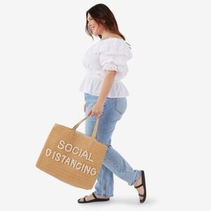 BEYOND THE BEACH
Social Distancing Straw Tote